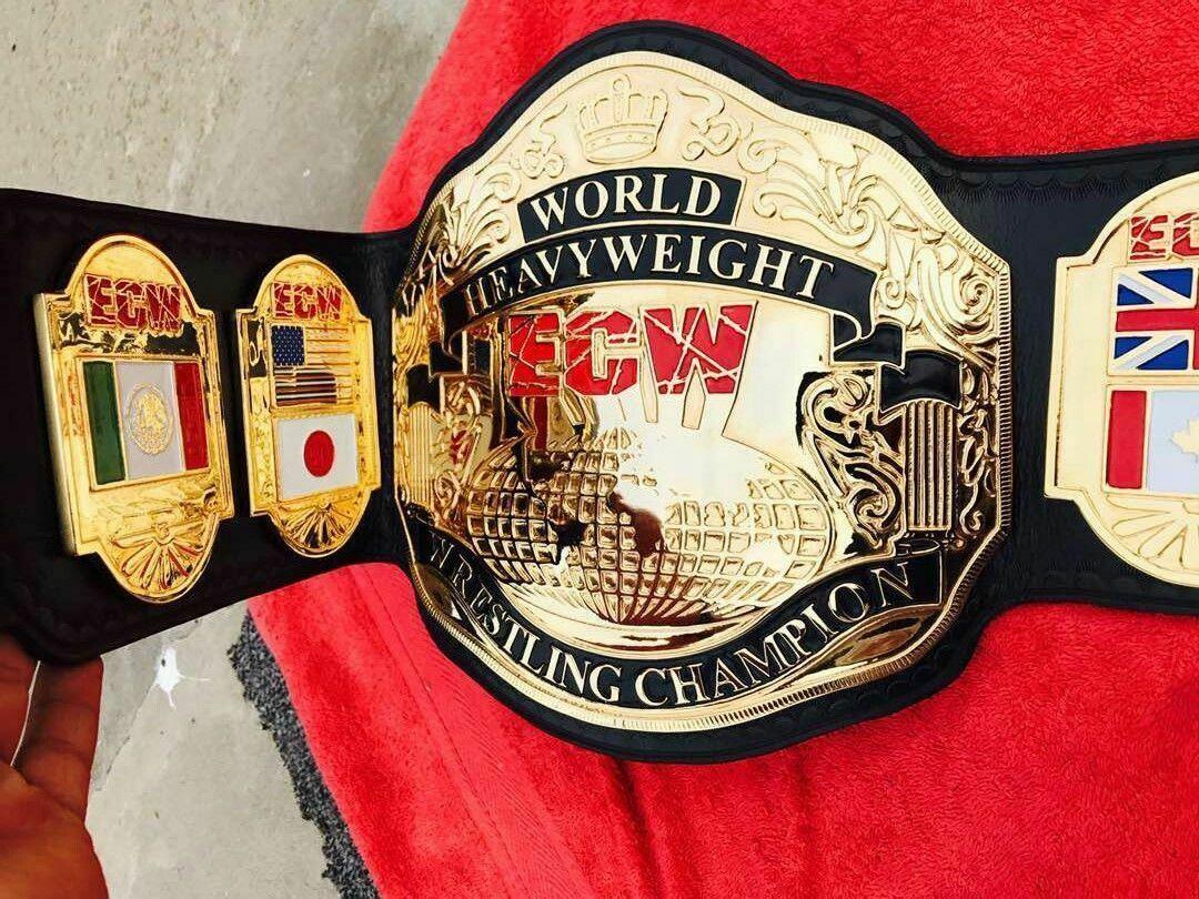 ECW WORLD HEAVYWEIGHT ZINC Championship Belt
