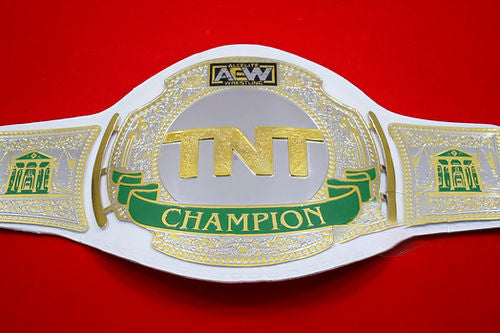 TNT/AEW White Strap Wrestling Championship Belt