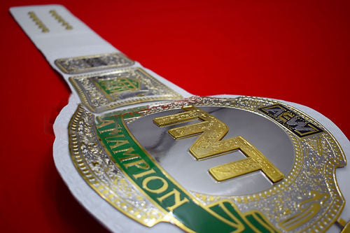 TNT/AEW White Strap Wrestling Championship Belt