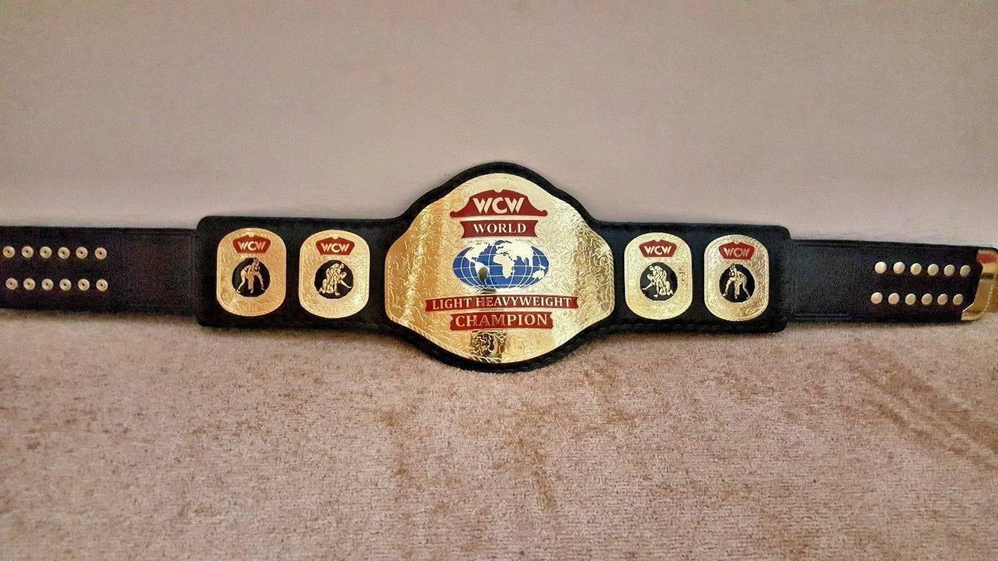WCW WORLD LIGHT HEAVYWEIGHT Brass Championship Belt