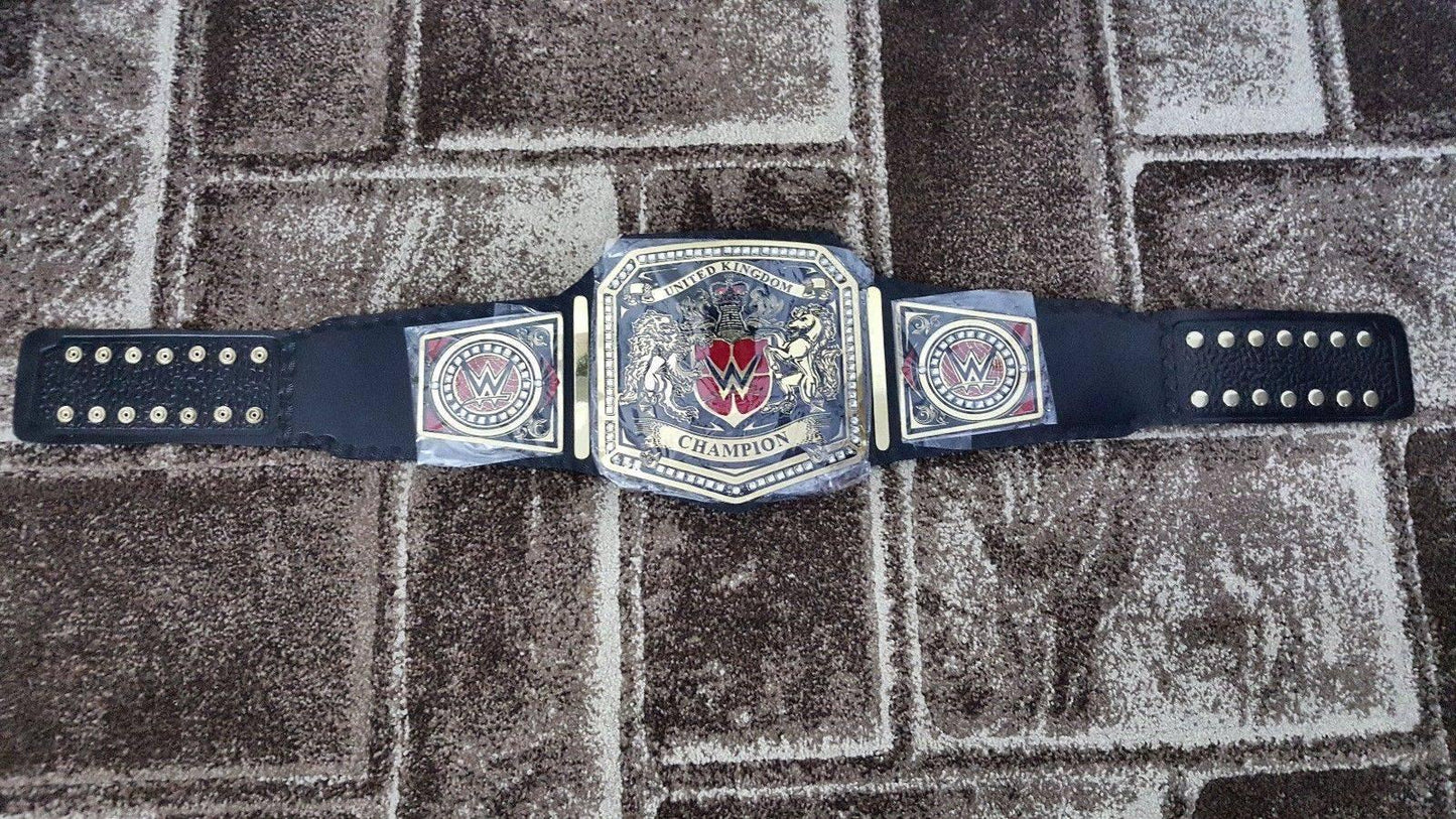 WWE UNITED KINGDOM Brass Championship Title Belt
