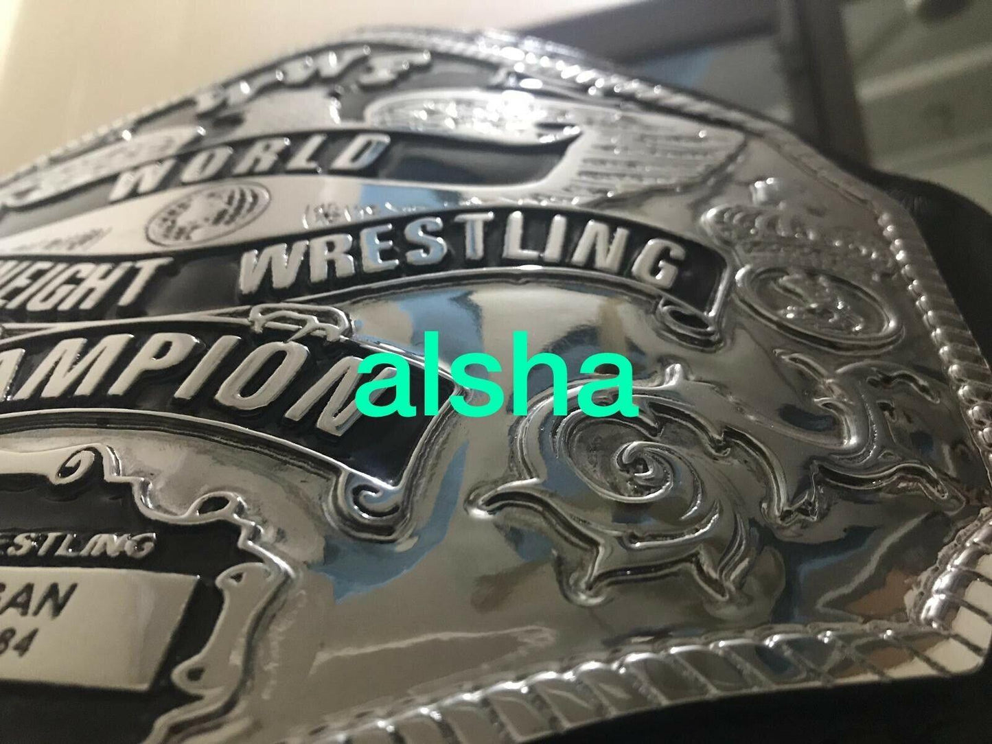 WWF HULK HOGAN 84 Zinc Championship Belt