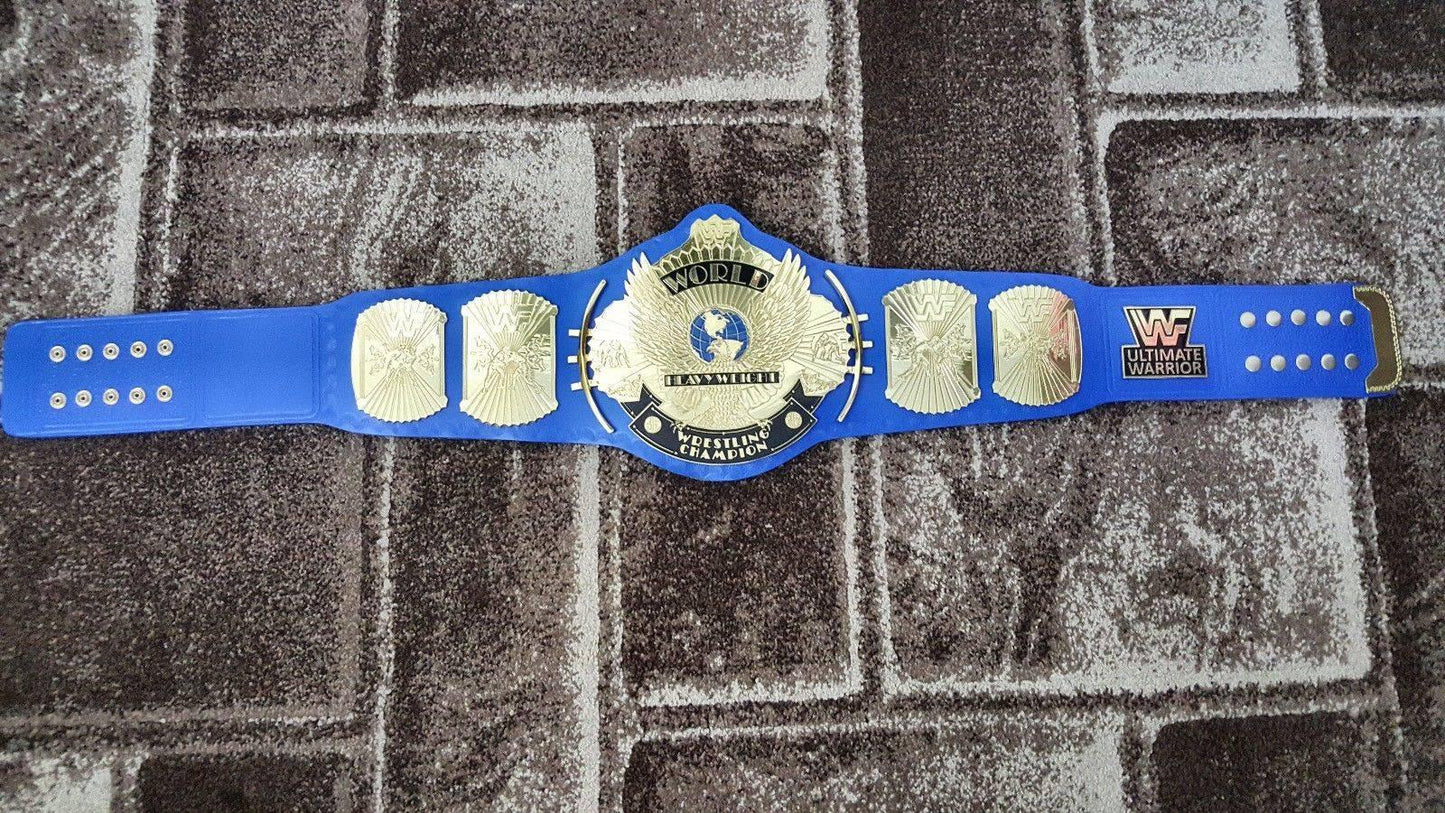 WWF ULTIMATE WARRIOR WINGED EAGLE Brass Championship Title Belt