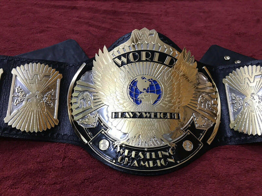 WWF Winged Eagle Dual Plated 24K Gold Championship Belt