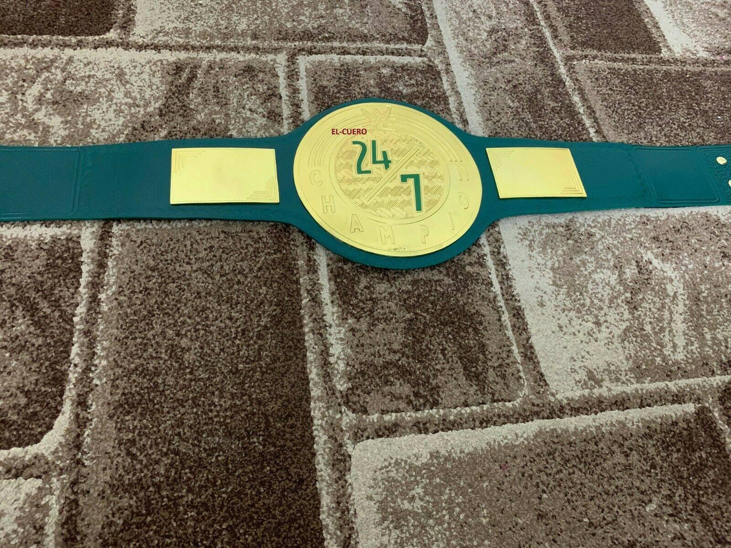 WWE 24/7 CLASSIC Brass Championship Belt