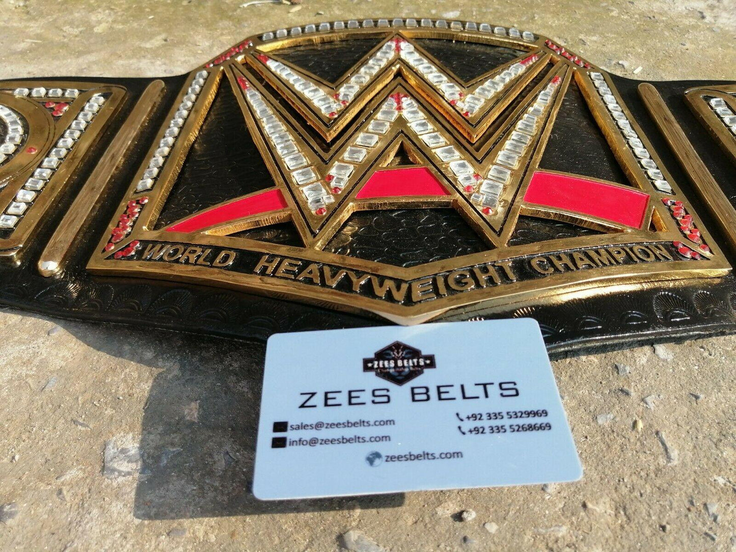 WWE WORLD HEAVYWEIGHT Zinc Championship WWE Title Belt