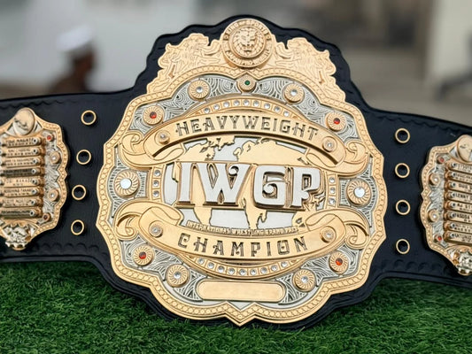 IWGP V4 CNC 4-Layer 24K Gold Championship Belt – CZ Edition