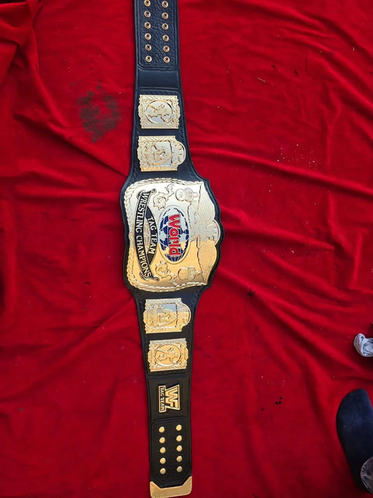 World Tag Team Wrestling CNC 24K Gold Championship Belt – Elite Replica