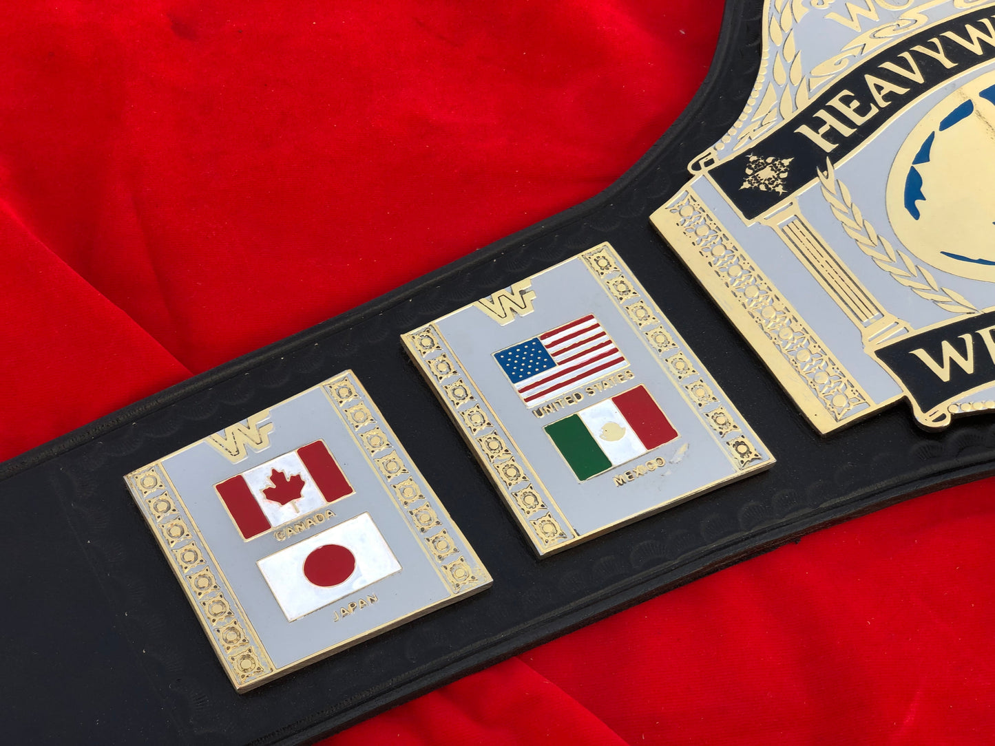 WWF HULK HOGAN 86 Brass Championship Title Belt