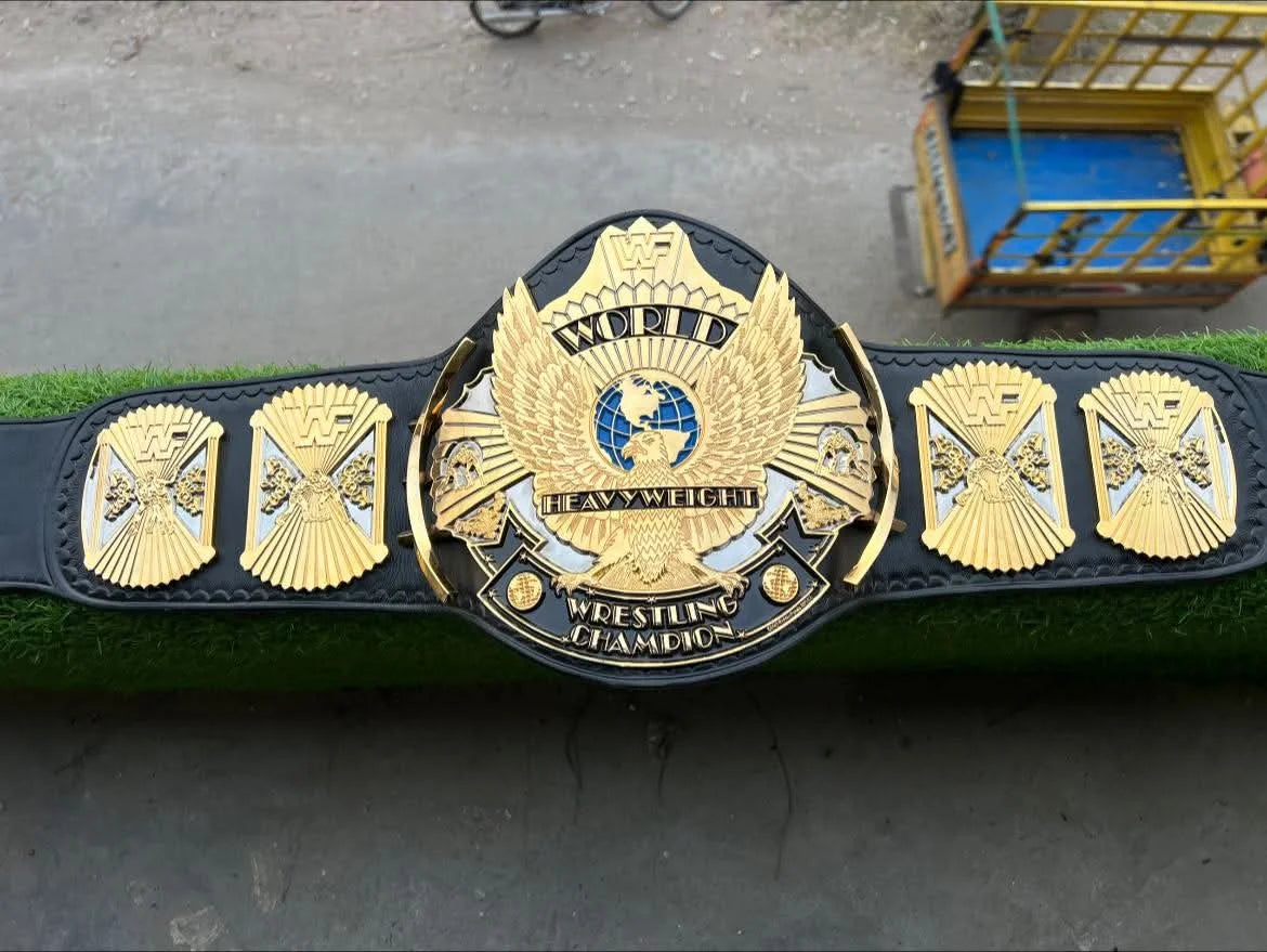 WWF Winged Eagle Heavyweight Championship Belt – Dual Plated CNC Replica