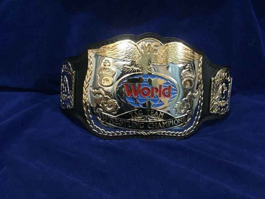 WWF World Tag Team Dual Plated 24K Gold Championship Belt