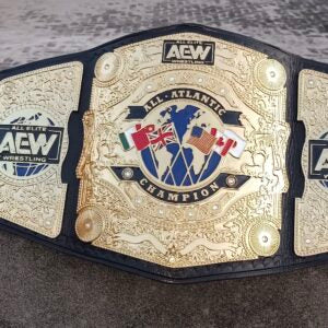 AEW All-Atlantic Championship Title Belt