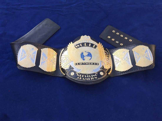 WWF Winged Eagle Dual Plated 24K Gold Zinc Championship Belt – Premium Replica