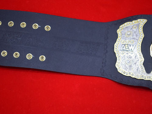AEW World Heavyweight Wrestling Double Layer Championship Belt