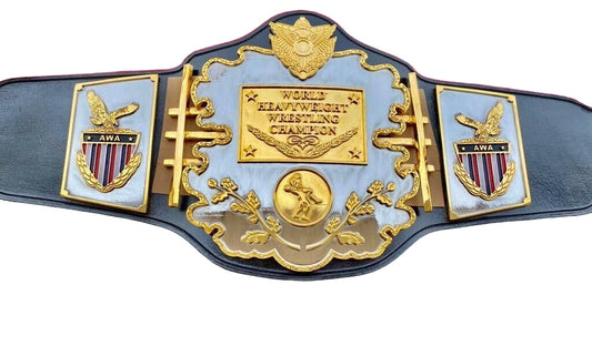 AWA World Title Belt World Heavyweight Championship Belt