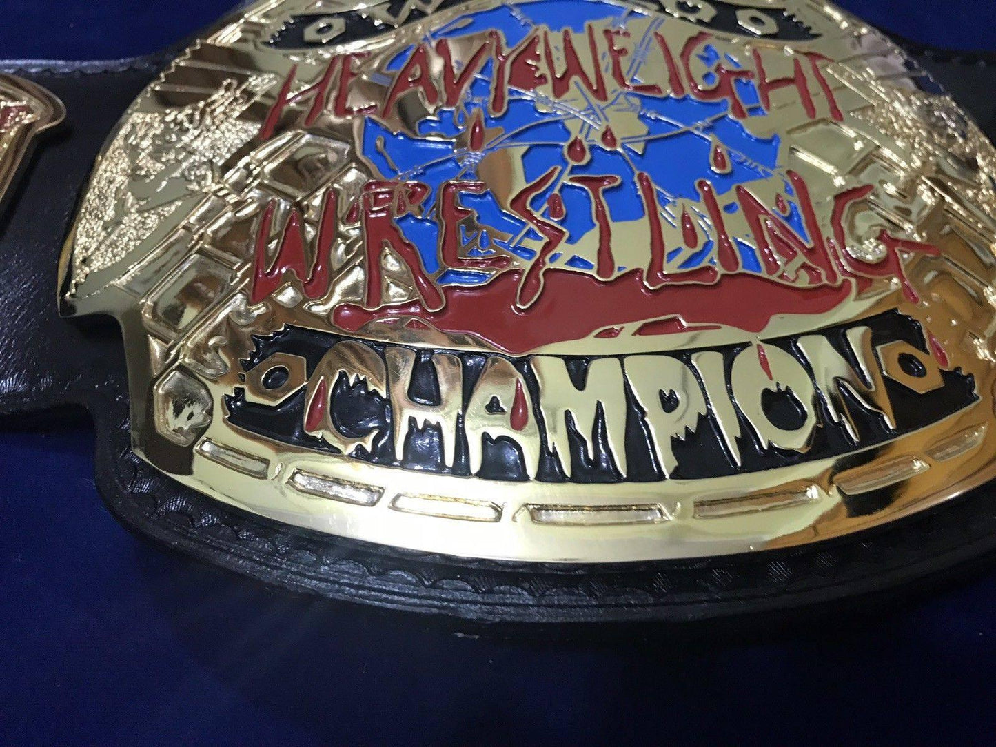 ECW WORLD HEAVYWEIGHT 24K GOLD Championship Belt