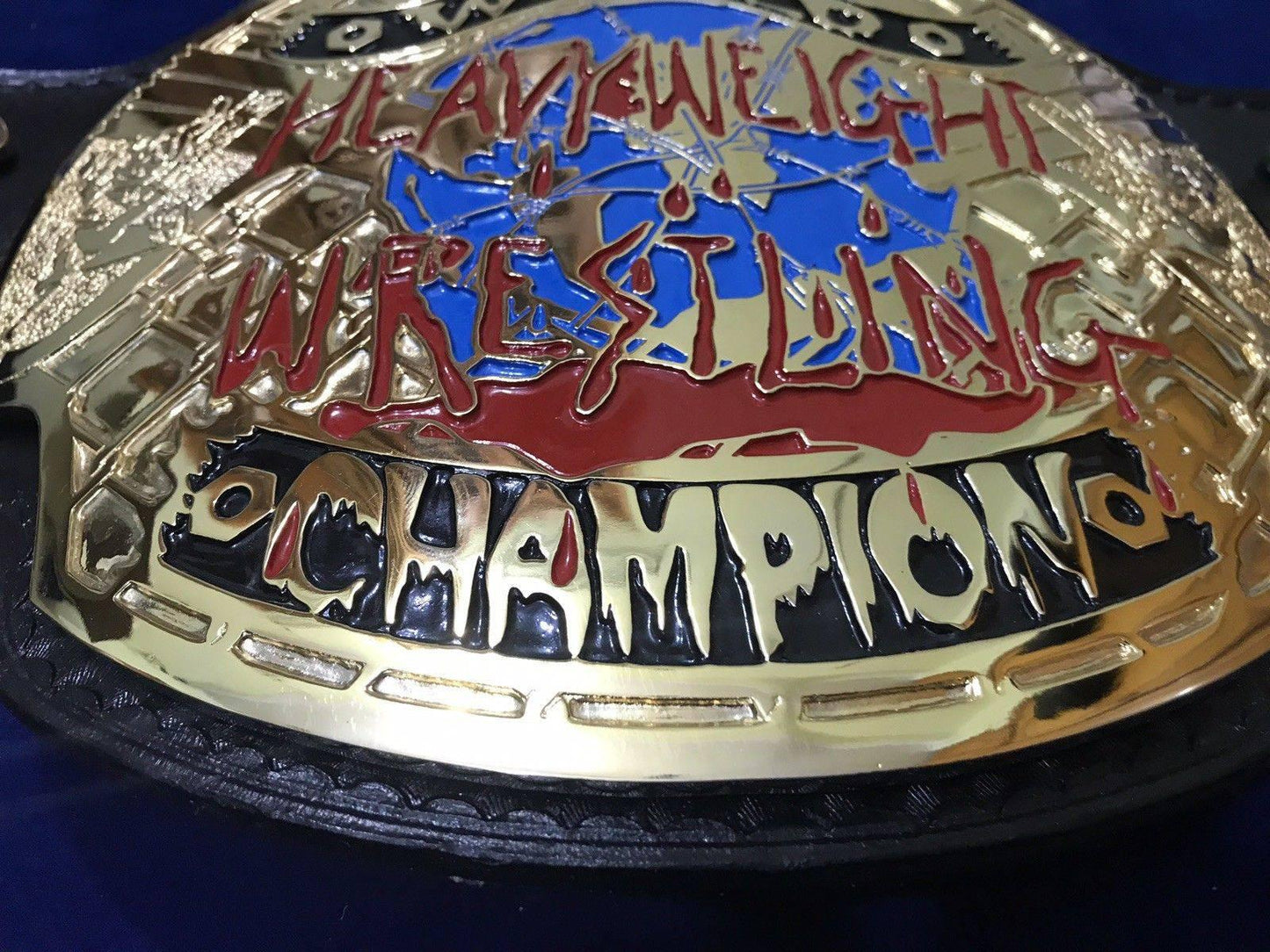 ECW WORLD HEAVYWEIGHT 24K GOLD Championship Belt