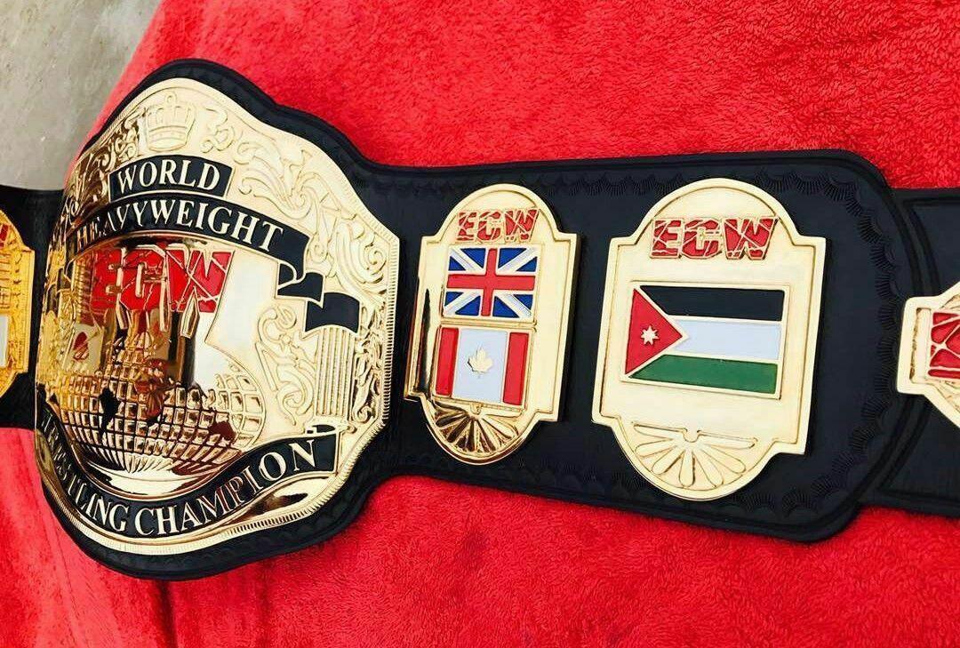ECW WORLD HEAVYWEIGHT ZINC Championship Belt