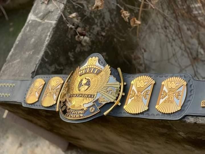 WWF WINGED EAGLE DUAL PLATED CNC HD CHAMPIONSHIP BELT