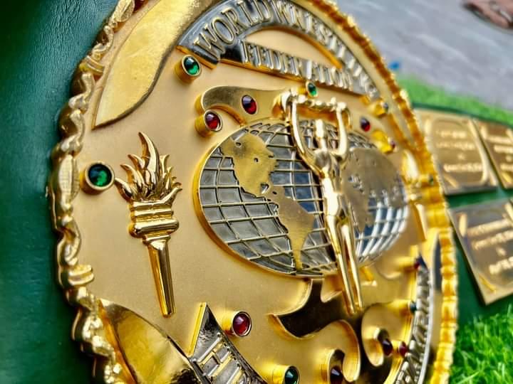 WWF BIG GREEN 3D CNC CHAMPIONSHIP BELT
