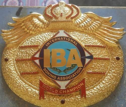IBA BOXING TITLE BELT