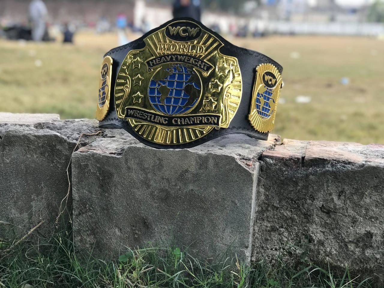 WCW WORLD TAG TEAM 24K GOLD Championship Belt