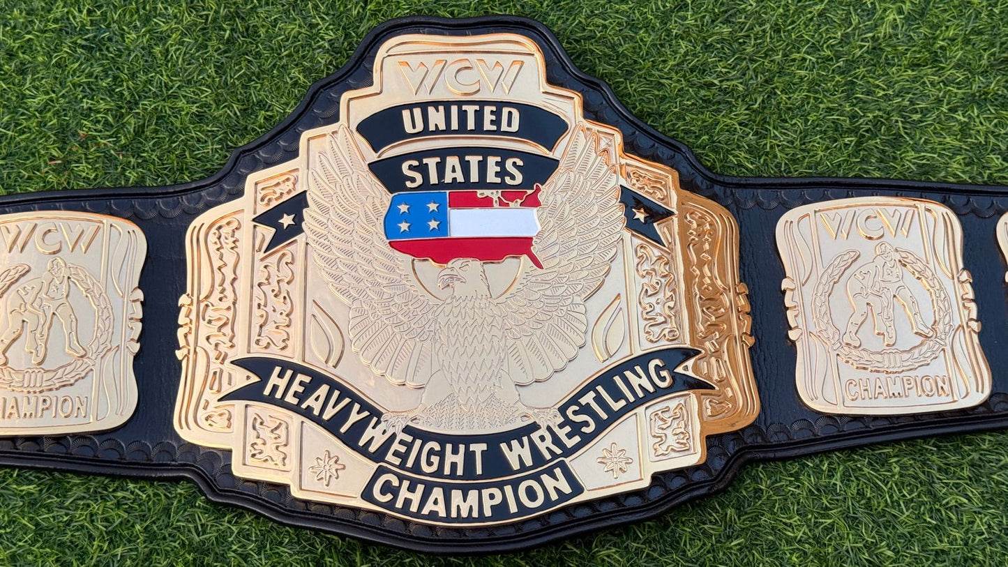 WCW Premium United States Heavyweight HD CNC Championship Belt