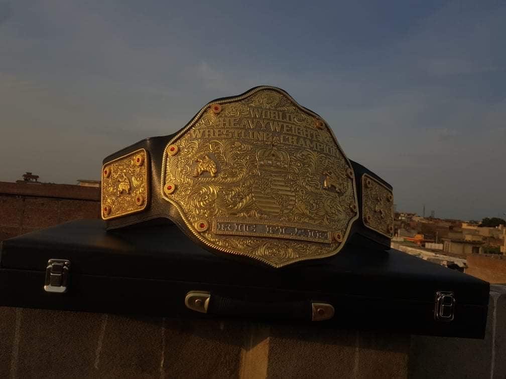 WCW 3D BIG GOLD CRUMRINE CNC MADE CHAMPIONSHIP BELT