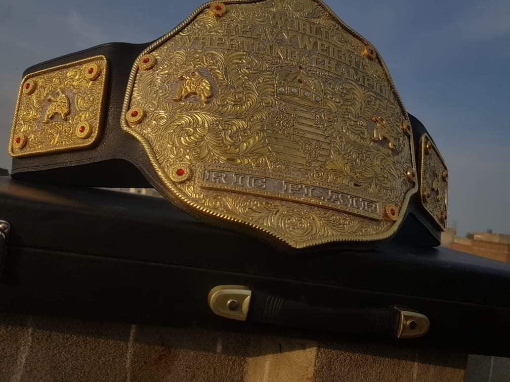 WCW 3D BIG GOLD CRUMRINE CNC MADE CHAMPIONSHIP BELT