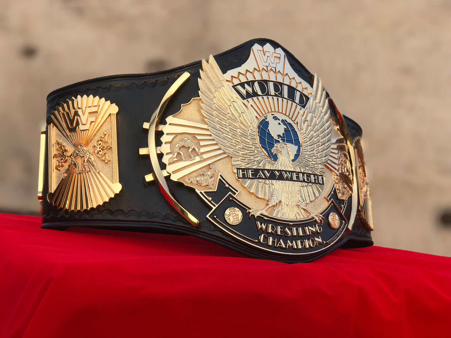 WWF Premium Winged Eagle CNC Championship Belt