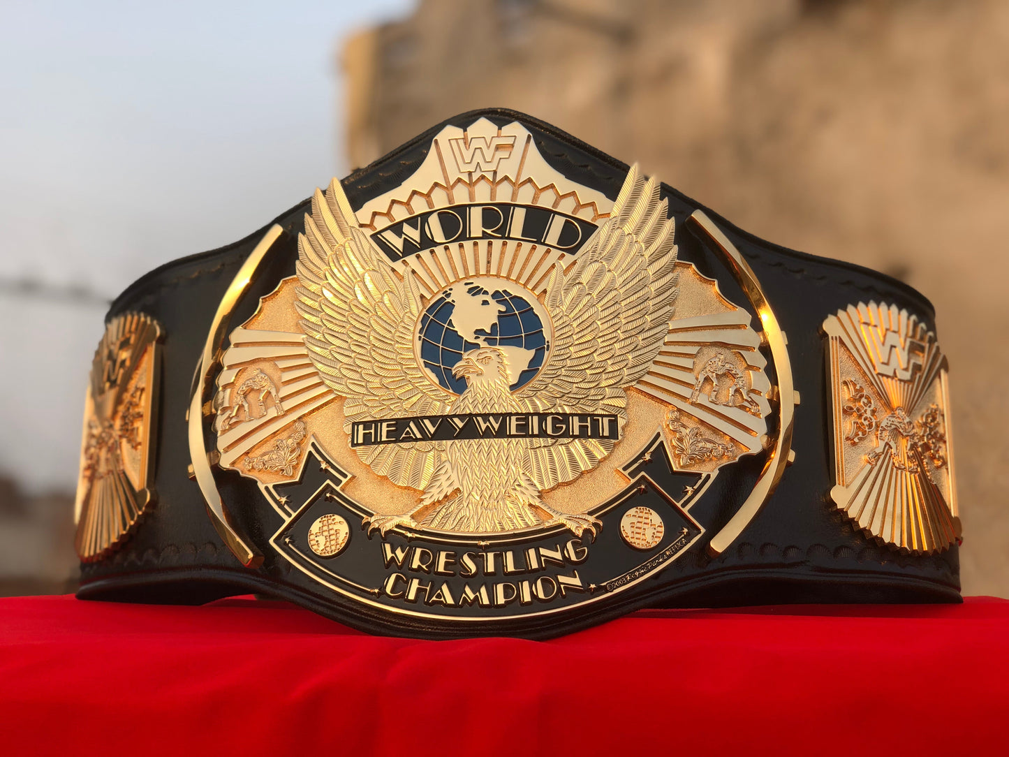 WWF Premium Winged Eagle CNC Championship Belt