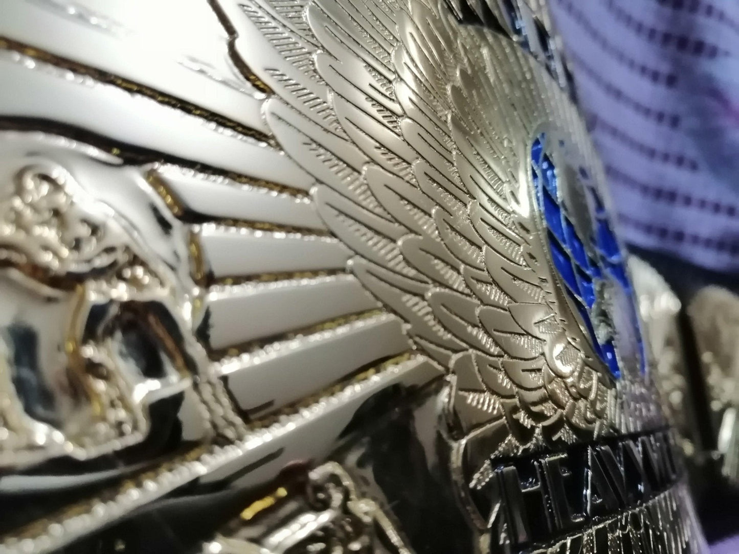 WWF WINGED EAGLE 24K GOLD Championship Title Belt