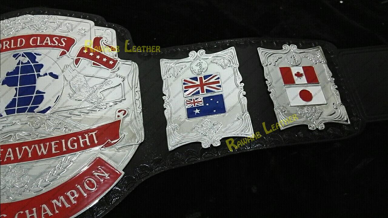 WCWA LIGHT HEAVYWEIGHT Zinc Championship Belt