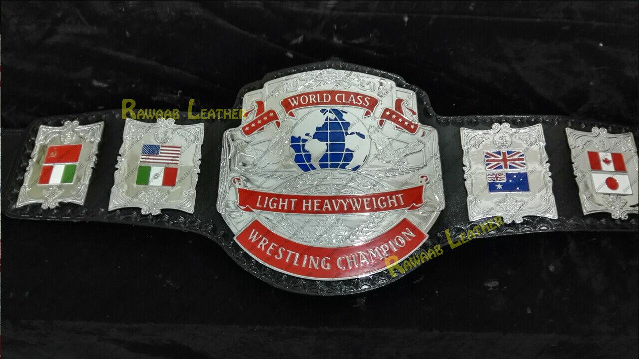WCWA LIGHT HEAVYWEIGHT Zinc Championship Belt