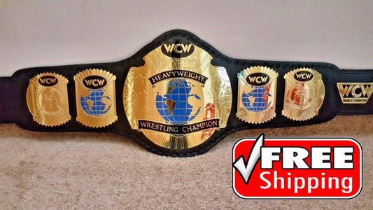 WCW WORLD HEAVYWEIGHT Brass Championship Belt