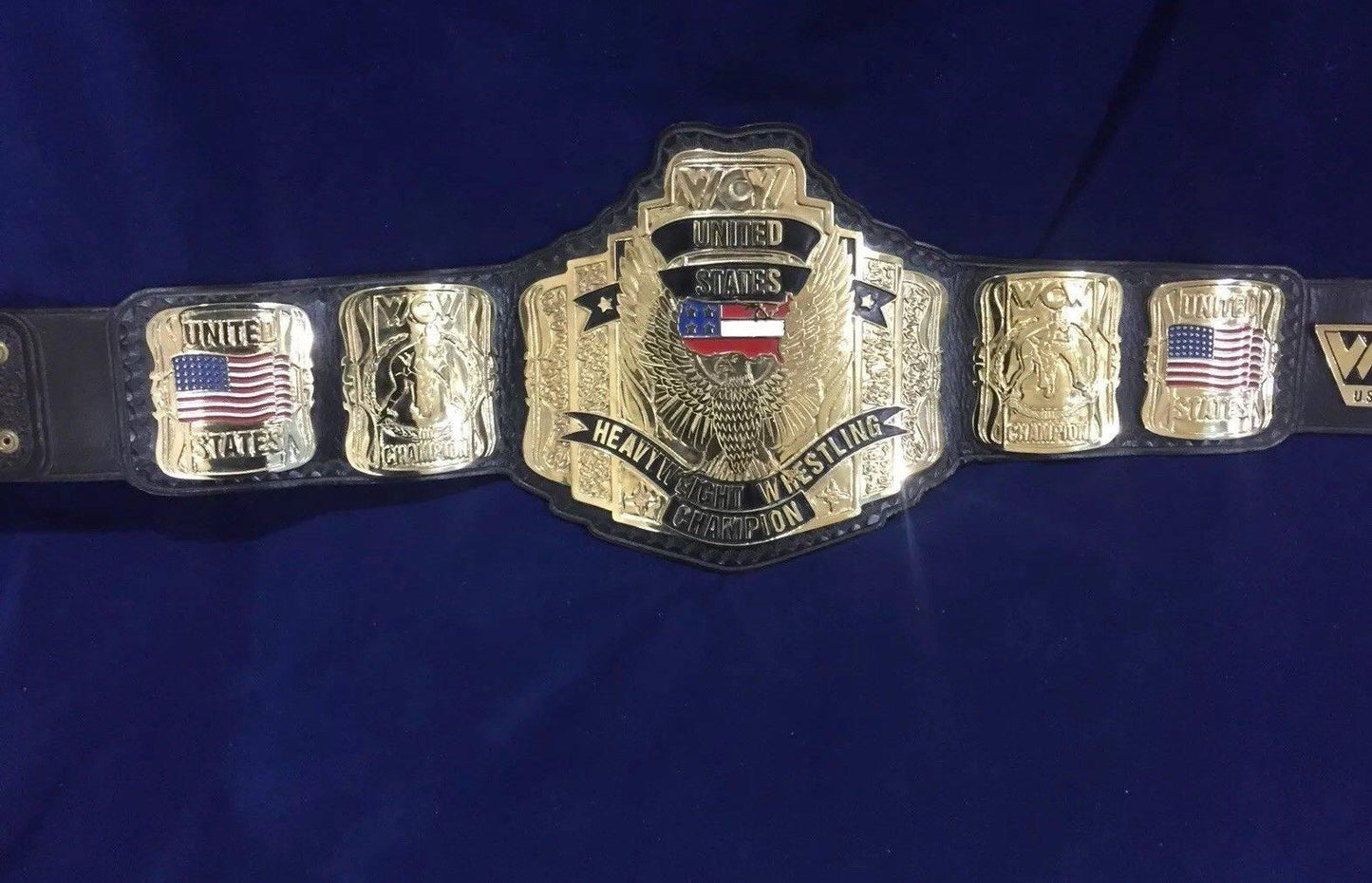 WCW US HEAVYWEIGHT 24K GOLD Zinc Championship Belt