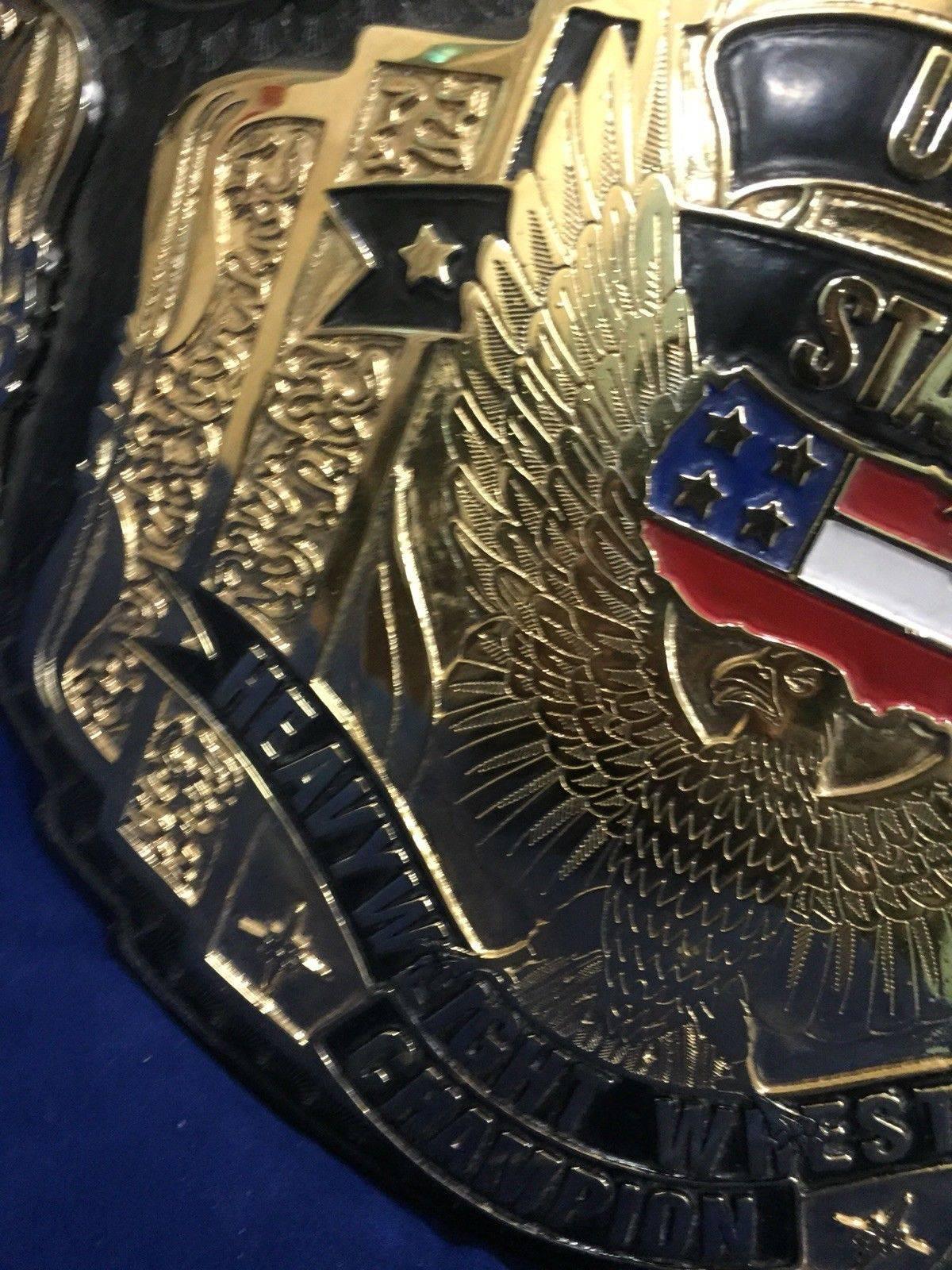 WCW US HEAVYWEIGHT 24K GOLD Zinc Championship Belt