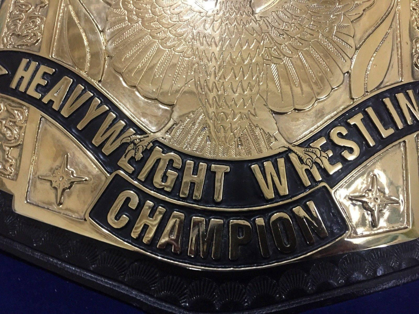 WCW US HEAVYWEIGHT 24K GOLD Zinc Championship Belt