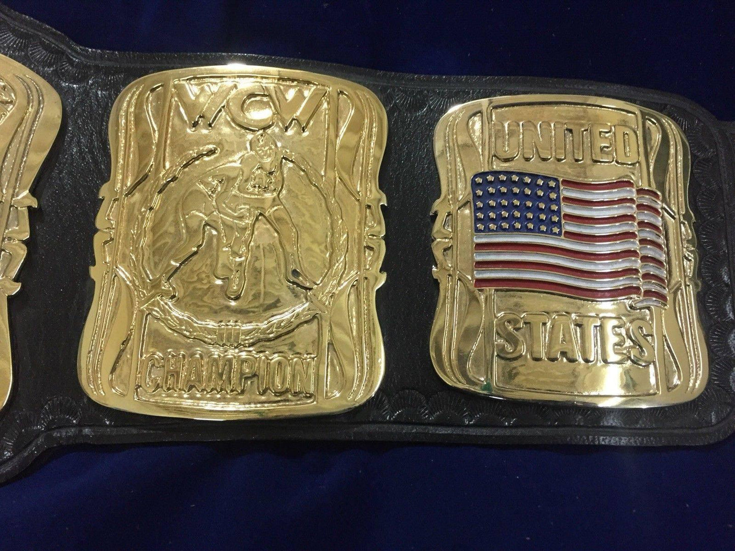 WCW US HEAVYWEIGHT 24K GOLD Zinc Championship Belt