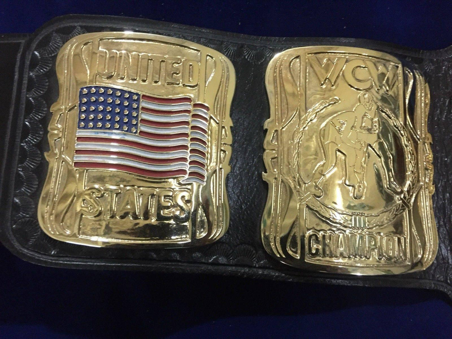 WCW US HEAVYWEIGHT 24K GOLD Zinc Championship Belt
