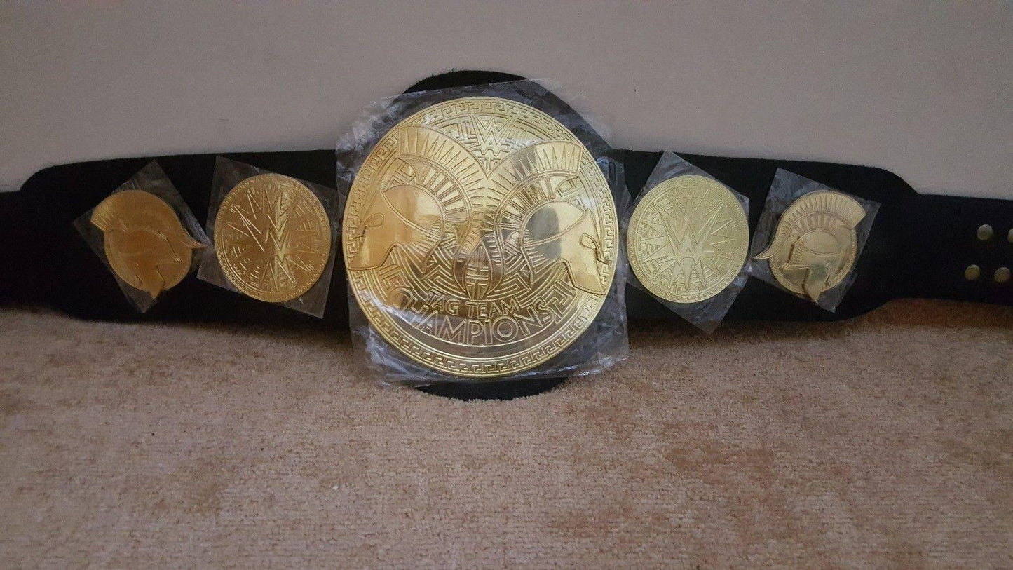 WWE WORLD TAG TEAM Brass Championship Title Belt