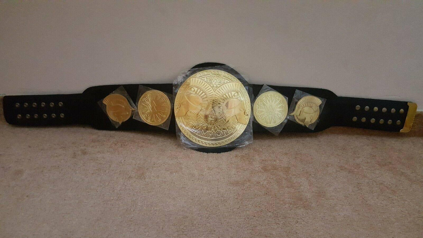 WWE WORLD TAG TEAM Brass Championship Title Belt