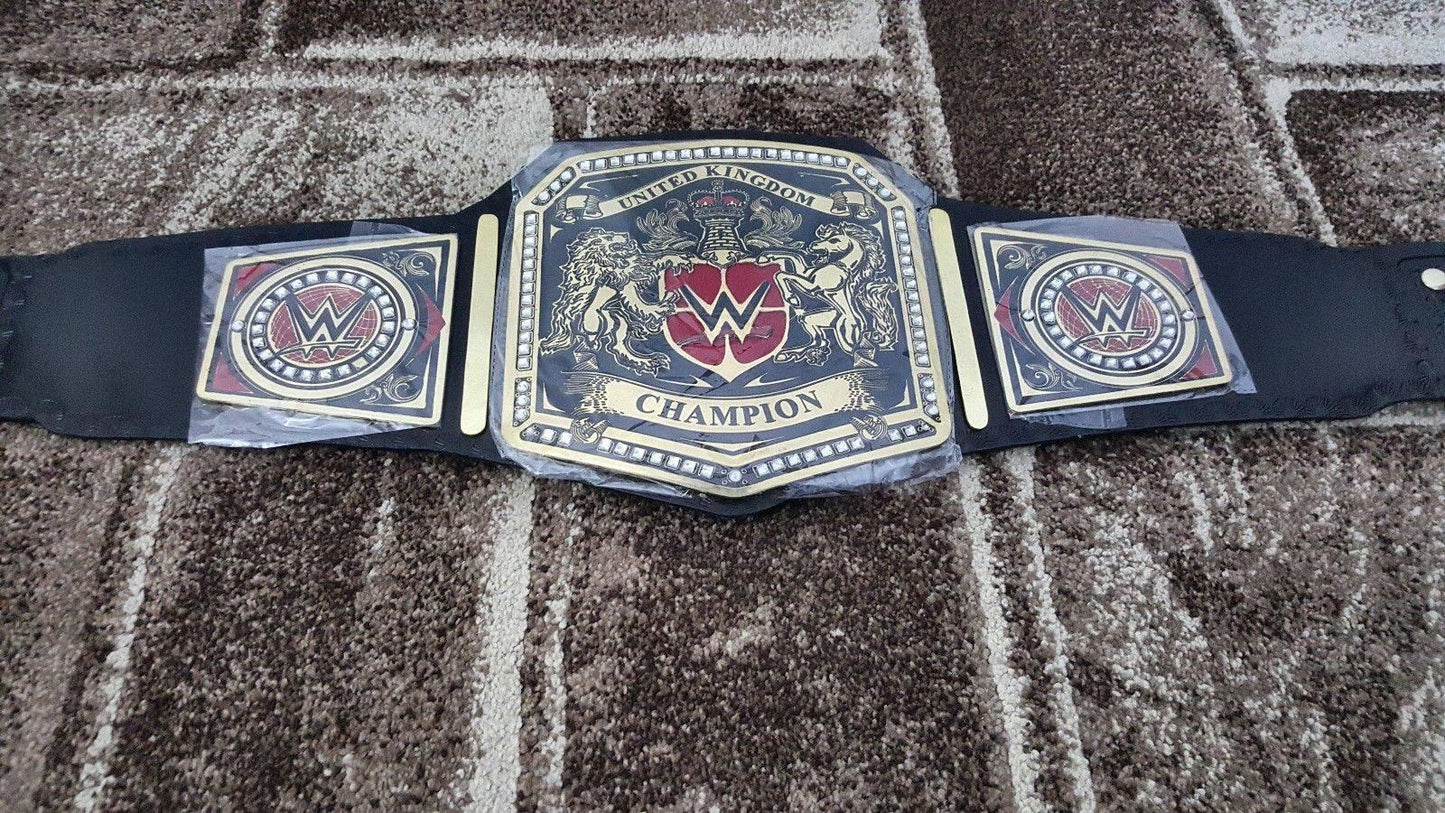 WWE UNITED KINGDOM Brass Championship Title Belt