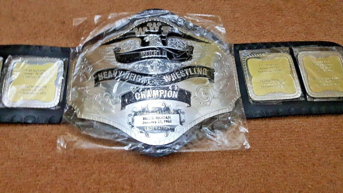 WWF HULK HOGAN 84 Brass Championship Belt