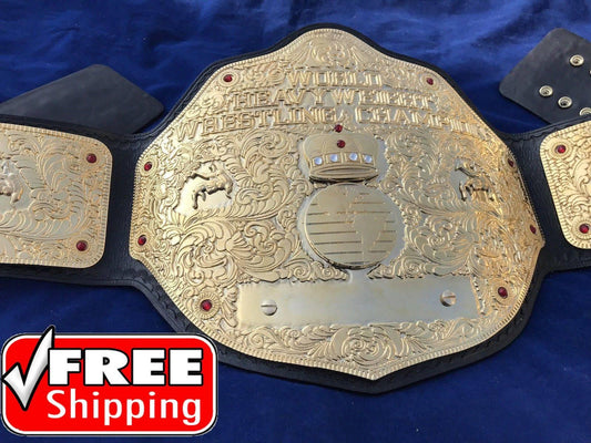 WWE BIG GOLD DUAL PLATED 24K GOLD Championship Belt