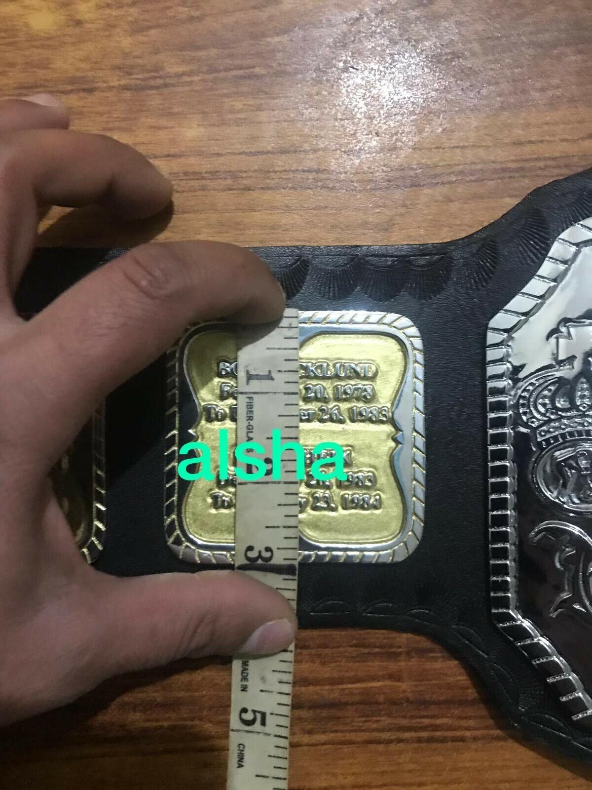 WWF HULK HOGAN 84 Zinc Championship Belt