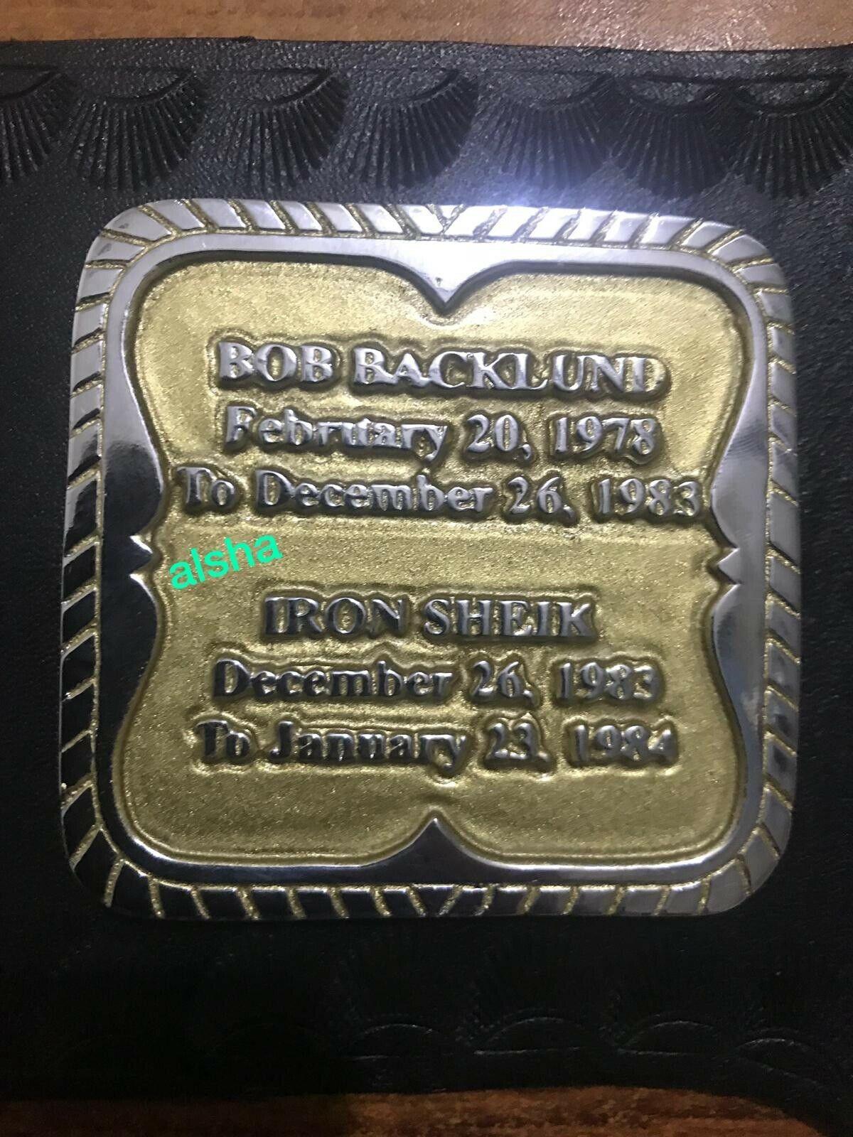 WWF HULK HOGAN 84 Zinc Championship Belt