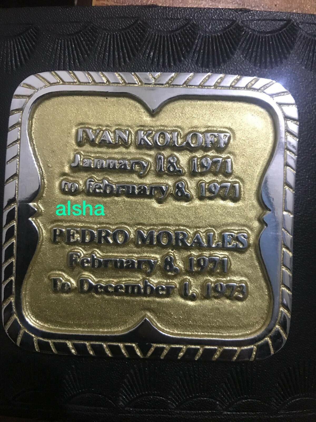 WWF HULK HOGAN 84 Zinc Championship Belt