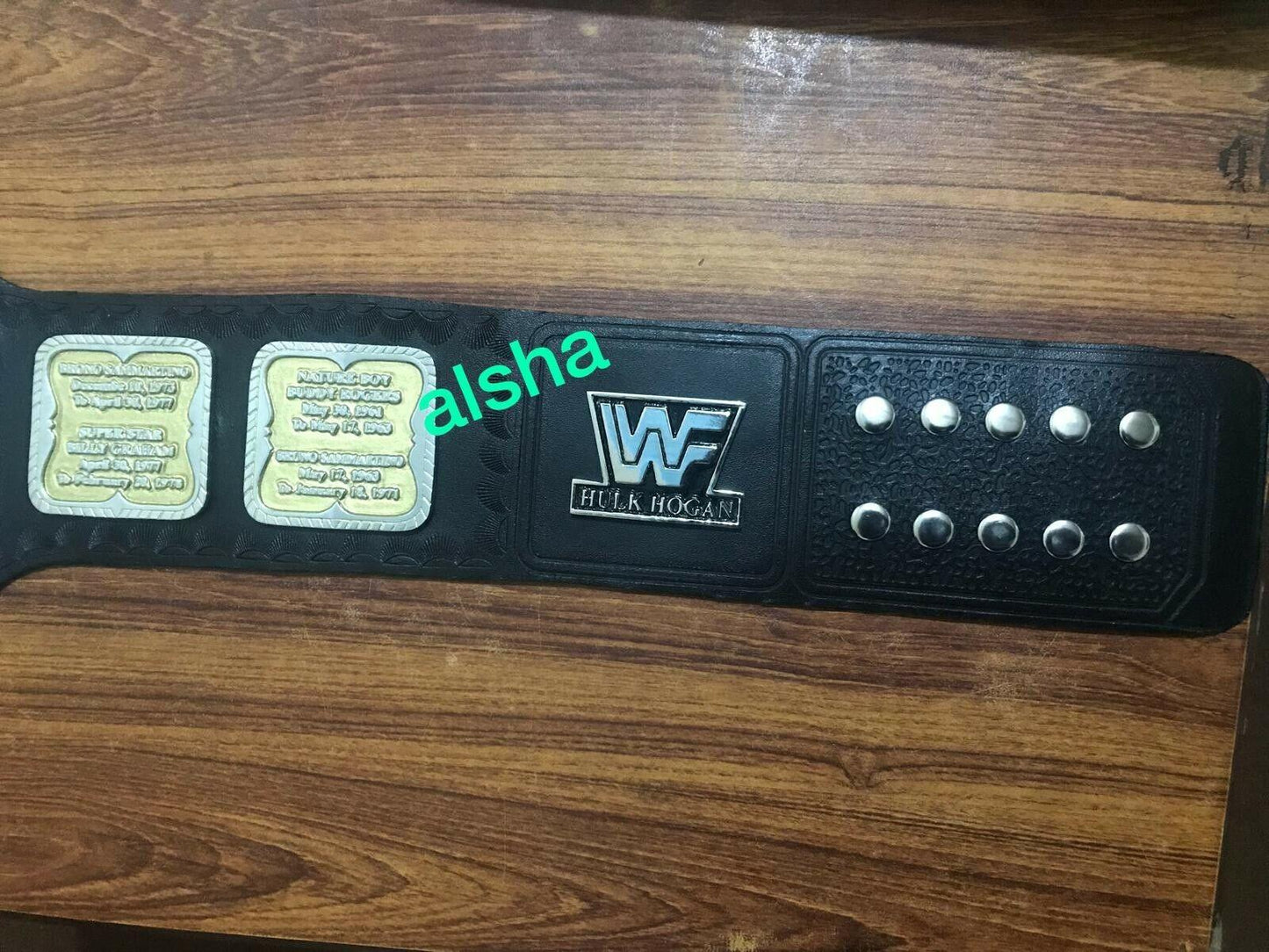 WWF HULK HOGAN 84 Zinc Championship Belt