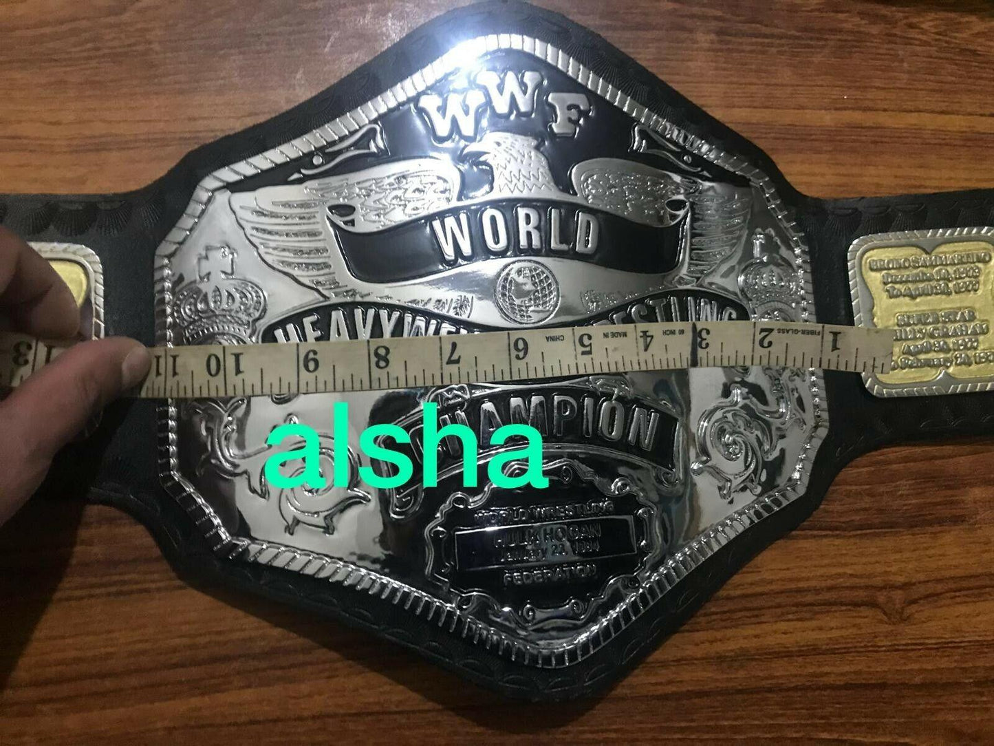 WWF HULK HOGAN 84 Zinc Championship Belt